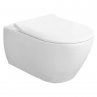 Підвісний безободковий унітаз із сидінням Softclose slim Villeroy&Boch Subway 2.0 Direct Flush Ceramic Plus 5614R2R1