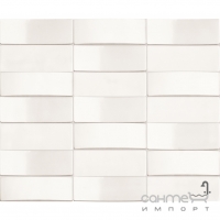 Мозаика 25x30 Viva Ceramica Dolceamaro Mosaici White Line (белая) M253E0R