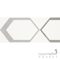 Декор для стін 25x60 Viva Ceramica Dolceamaro Poligoni White Line (білий) 653E0RB
