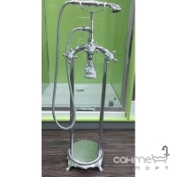 Напольный смеситель для ванны с душевой лейкой Atlantis Veronis Chrome 02019 хром