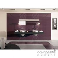 Плитка для стін 25x60 Viva Ceramica Miroir Rett. Cimento (чорна) 655P9R