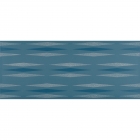 Плитка для стен, декор 25x60 Viva Ceramica Miroir Jaquard Fjord (синяя) 655P5RN
