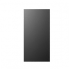 Настенная плитка 12,5x25 Wow Liso L Graphite Matt (черная, матовая)