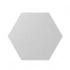 Настінна плитка шестикутна 21,5x25 Wow Hexa Liso Ice White Matt (біла, матова)