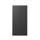 Плитка настінна 12,5x25 Wow Canale L Graphite Matt (чорна, матова)