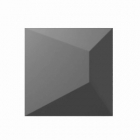 Настінна плитка 12,5x12,5 Wow Nilo Graphite Matt (чорна, матова)