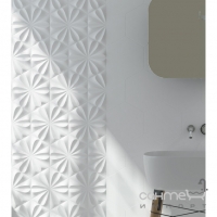 Настенная плитка, шестиугольная 21,5x25 Wow Hexa Liso Ice White Matt (белая, матовая)