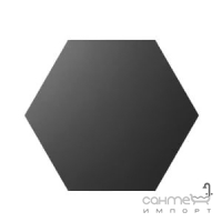 Настенная плитка, шестиугольная 21,5x25 Wow Hexa Liso Graphite Matt (черная, матовая)