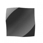 Настінна плитка 12,5x12,5 Wow Wave Graphite Matt (чорна, матова)