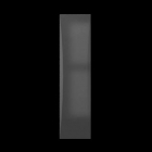 Настенная плитка 7,5x30 Wow Subway Lab New Bevel Graphite Gloss (черная, глянцевая)