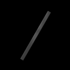 Бордюр 0,8x15 Wow Subway Lab Edge M Graphite Gloss (черный, глянцевый)