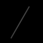 Бордюр 0,8x30 Wow Subway Lab Edge XL Graphite Matt (чорний, матовий)