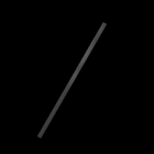 Бордюр 0,8x30 Wow Subway Lab Edge XL Graphite Gloss (черный, глянцевый)
