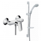 Смеситель для душа Hansgrohe Logis 71600000 хром + душевой гарнитур Hansgrohe 27764000