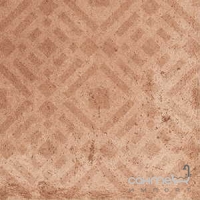 Напольная плитка, декор 40x40 Serenissima Riabita il Cotto Fabric Mix Classic (красно-коричневая)