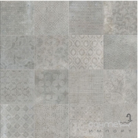 Плитка для підлоги, декор 40x40 Serenissima Riabita il Cotto Fabric Mix Minimal (сіра)