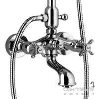 Змішувач для ванни з душовою стійкою Webert Ottocento OT721208.015 хром