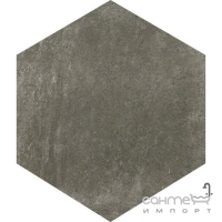 Плитка шестиугольная 24x27,7 Cir Riabita il Cotto Esagona Industrial (темно-серая)
