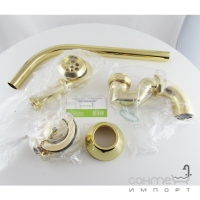 Злив-перелив для ванни зовнішній Bugnatese Accessori RICDO19140 золото