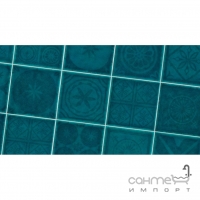 Настенная плитка, декор, разный дизайн 20x20 Cerasarda Sardinia ARCHIVIO MIX TURCHESE ABBAMAR (голубая)