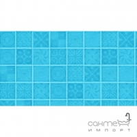 Настінна плитка, декор, різний дизайн 32,5x32,5 Cerasarda Sardinia ARCHIVIO MIX TURCHESE ABBAMAR (синя)