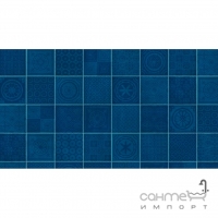 Настенная плитка, декор, разный дизайн 32,5x32,5 Cerasarda Sardinia ARCHIVIO MIX AZZURRO MARE (синяя)