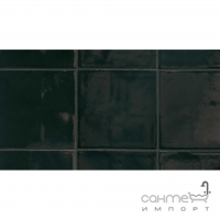 Настінна плитка 10x10 Cerasarda Cotto Glamour NERO ASSOLUTO (чорна)