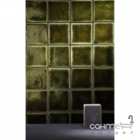 Настінна плитка 20x20 Cerasarda Cotto Glamour VERDE MUSCHIO (зелена)