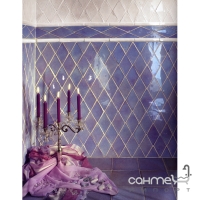 Настенная плитка, ромб 10x20 Cerasarda Cotto Glamour ROMBO ORCHIDEA (сиреневая)