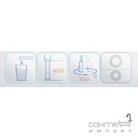 Змішувач для кухні з виливом для фільтрованої води Schock Cristadur Arcade 562000 колір на вибір