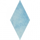 Настенная плитка, ромб 10x20 Cerasarda Vallauris ROMBO AZZURRATO (голубая)