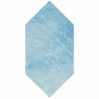 Настенная плитка, ромб 10x20 Cerasarda Vallauris LOSANGA AZZURRATO (голубая)
