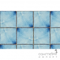 Настенная плитка 20x20 Cerasarda Vallauris AZZURRATO (голубая)