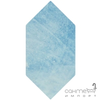 Настенная плитка, ромб 10x20 Cerasarda Vallauris LOSANGA AZZURRATO (голубая)