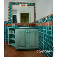 Настенная плитка, ромб 10x20 Cerasarda I Gioielli del Mare ROMBO TURCHESE ABBAMAR (голубая)