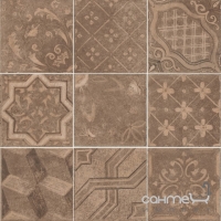 Плитка для підлоги, декор, випадковий дизайн 20x20 Provenza Dust Eolie Rust Nat. Rett. (коричнева, матова)