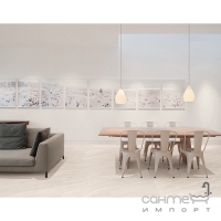 Плитка для підлоги 45x90 Provenza Zero Design Sabbia Salar White Lapp. Rett. (біла, полірована)