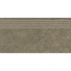 Плитка для підлоги, сходинка 29,8x59,8 Paradyz Optimal Brown Stopnica Nacinana Mat (матова)