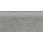 Плитка для підлоги, сходинка 29,8x59,8 Paradyz Optimal Antracite Stopnica Nacinana Mat (матова)