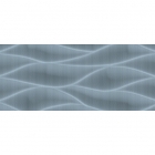 Настенная плитка, декор 26x60,5 Naxos Pixel Fascia Wave Danube (синяя)