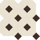 Напольная плитка, мозаика 32,5x32,5 Naxos Pixel Mosaico Dune-Bark