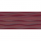 Настенная плитка, декор 26x60,5 Naxos Pixel Fascia Barcelona BORDEAUX (красная)