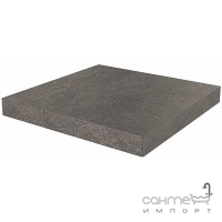 Ступень угловая клееная 33х33 Kerama Marazzi Про Стоун антрацит (матовая), арт. DD600600RGCA