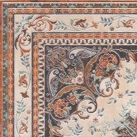 Декор напольный 40,2х40,2 Kerama Marazzi Мраморный дворец ковёр угол лаппатированный, арт. HGDA174SG1550L