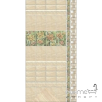 Настенный декор 20х30 Kerama Marazzi Летний сад фисташковый мозаичный, арт. MM8279