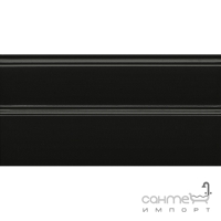 Плінтус 30х15 Kerama Marazzi Даніелі чорний обрізний (глянсовий), арт. FMA010R