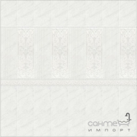 Настінна плитка 25х75 Kerama Marazzi Борсарі білий структура обрізна (матова), арт. 12102R