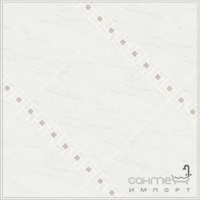 Плитка для підлоги 50,2х50,2 Kerama Marazzi Борсарі білий обрізний (матова), арт. SG453500R