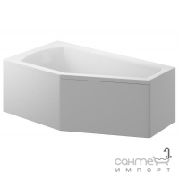Ассиметричная ванна Polimat Selena 160x90 L 00953 белая, левая