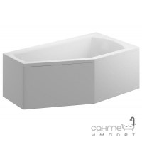 Асиметрична ванна Polimat Selena 160x90 P 00951 біла, права